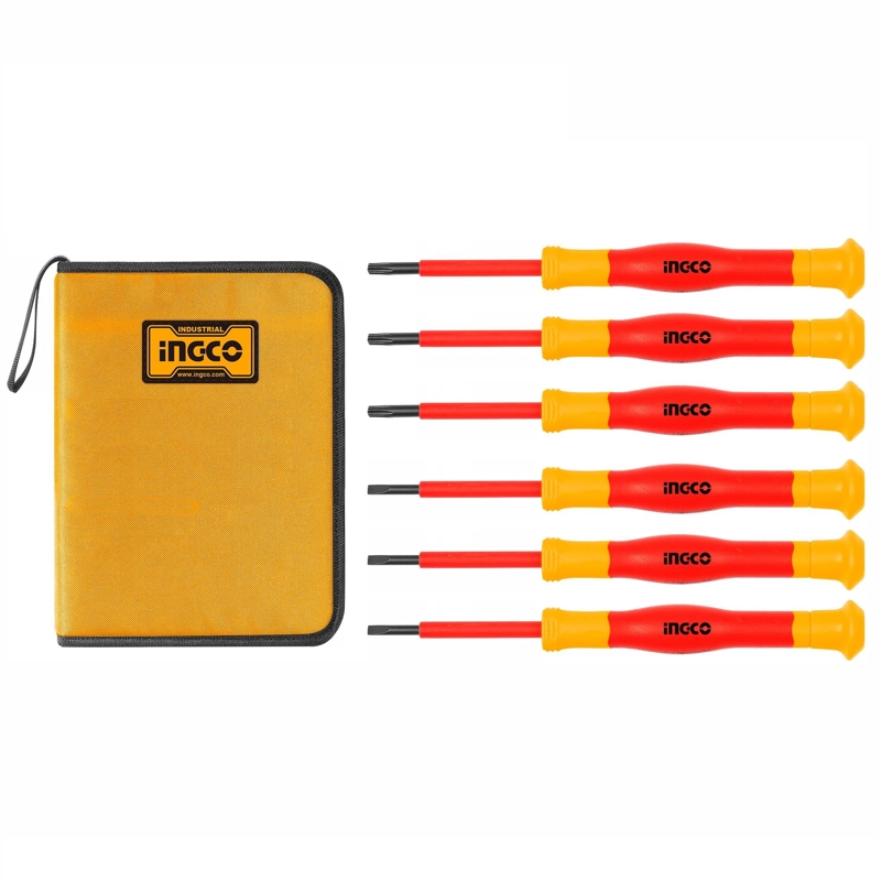 SET DESTORNILLADOR PRECISION INDUSTRIAL AISLADO VDE 6 PIEZAS - 1