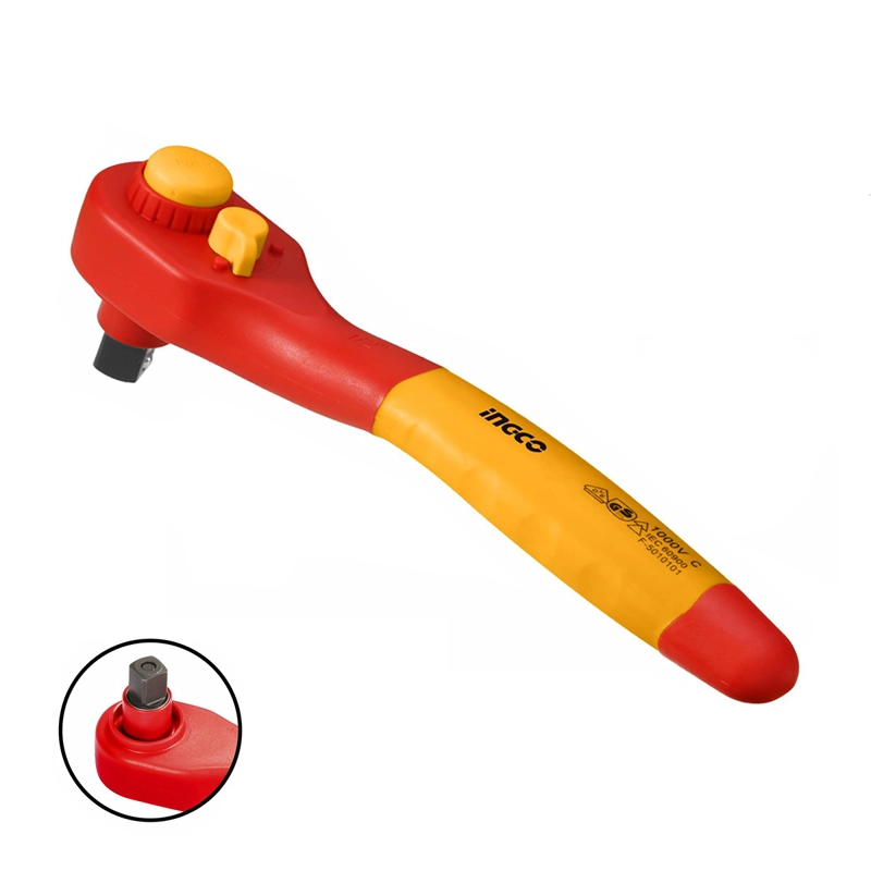LLAVE CHICHARRA INDUSTRIAL AISLADA VDE 36T 1/2' INGCO - 1