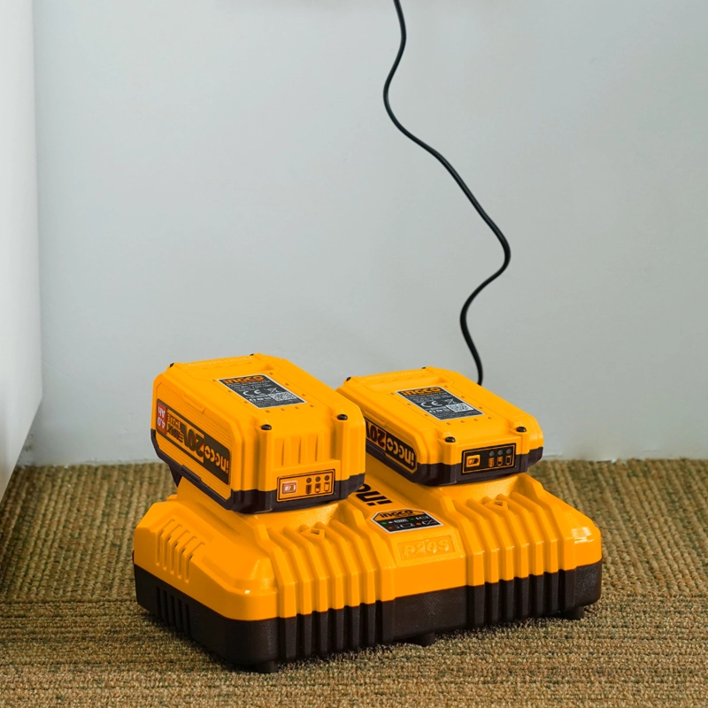 CARGADOR DE BATERIA RAPIDO DOBLE 4AH INDUSTRIAL P20S 20V - 3