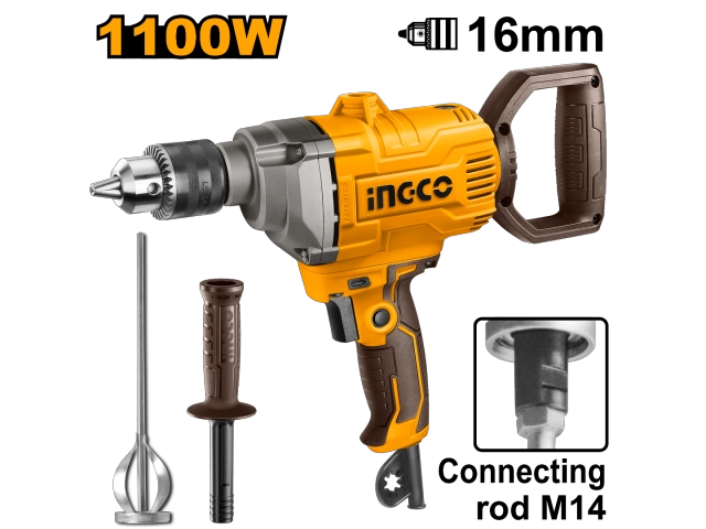 MEZCLADOR INDUSTRIAL ELECTRICO 1100W/16MM INGCO MX11008 - 3
