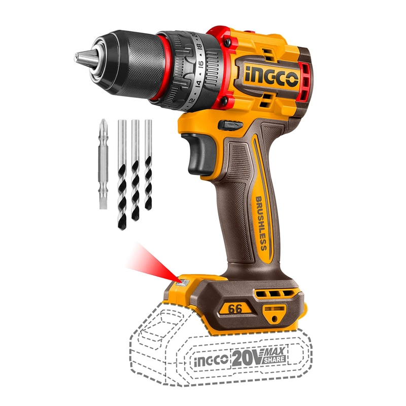 TALADRO PERCUTOR BL INDUSTRIAL COMPACT INALAMBRICO 20V/13MM - 1