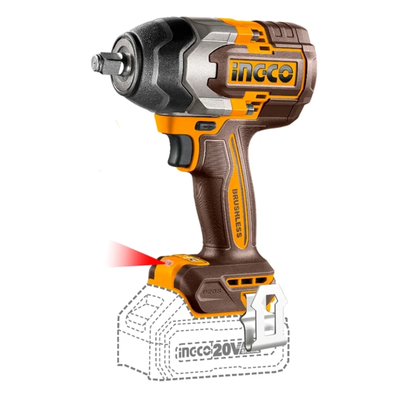 PISTOLA DE IMPACTO BL +2BAT 4AH Y CARG 1/2' 20V/850NM - 4