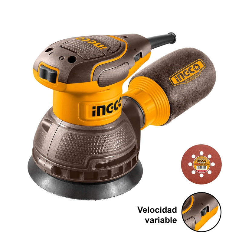 LIJADORA ELECTRICA INDUSTRIAL 5' 320W/125MM INGCO RS3216 - 1