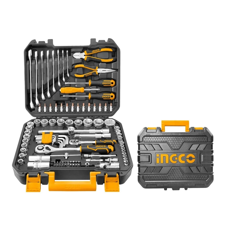 SET INGCO DE HERRAMIENTAS INDUSTRIAL 100 PIEZAS - 1