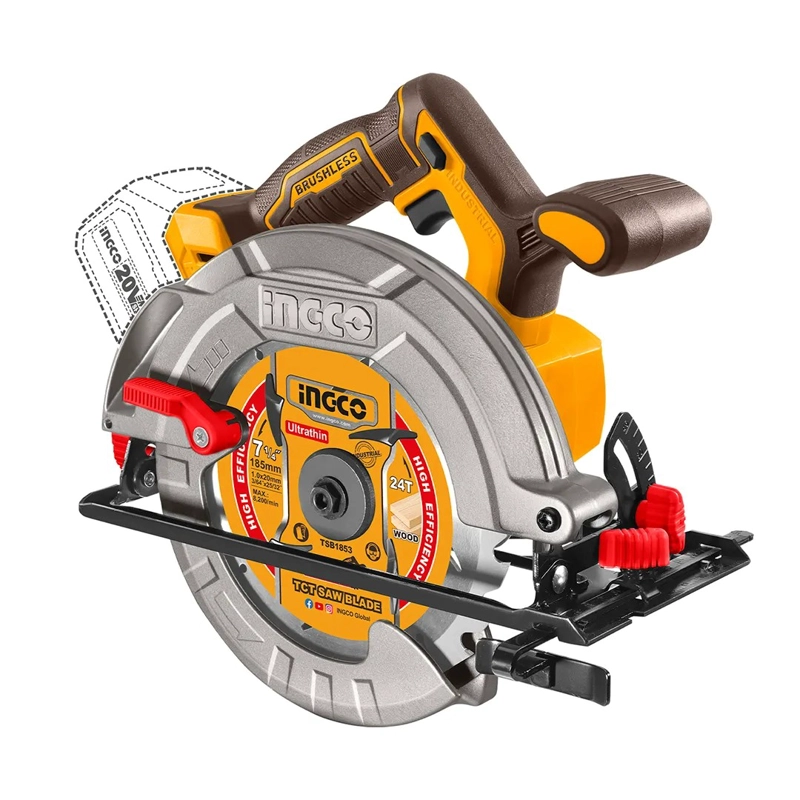 SIERRA CIRCULAR BL INALAMBRICA INDUSTRIAL 7 1/4' 20V/185MM - 1