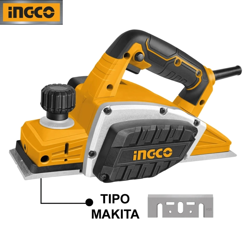 CEPILLADORA ELECTRICA INDUSTRIAL 750W INGCO PL7508-7 - 2