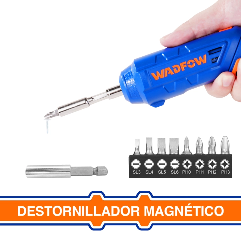 DESTORNILLADOR INALAMBRICO WADFOW 4V 4NM 240RPM WCV4415 - 5