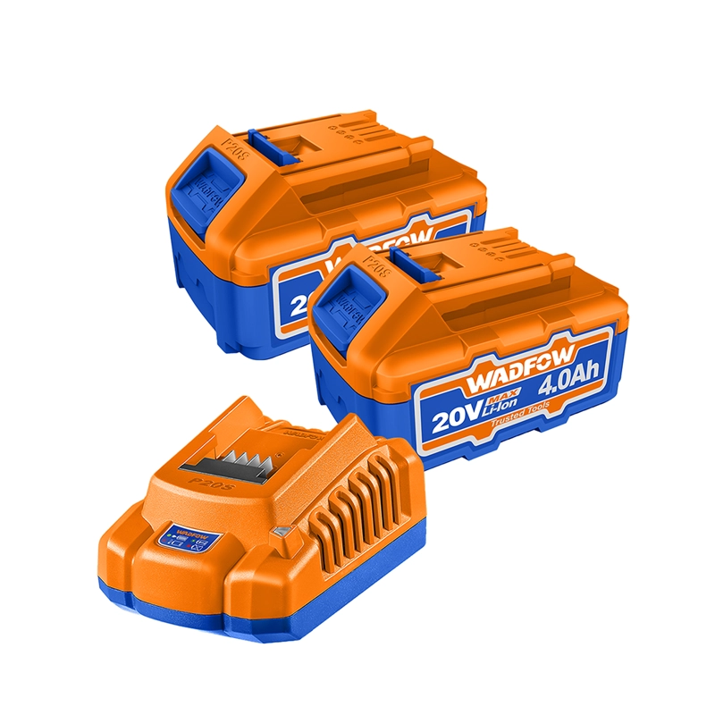 KIT TALADRO Y ESMERIL INALAMBRICO WADFOW 20V + 2 BAT Y CARG. - 3