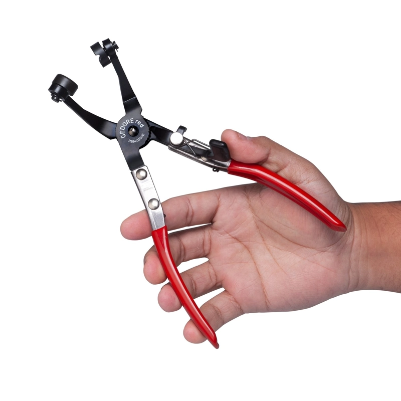 PINZA PARA ABRAZADERA ELASTICA PUNTA CURVADA R19401002 GEDORE RED 3300231 - 2