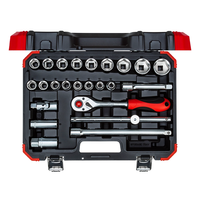 SET DADOS 1/2' HEXAGONALES 10-32MM 24 PCS GEDORE RED 3300055 - 1