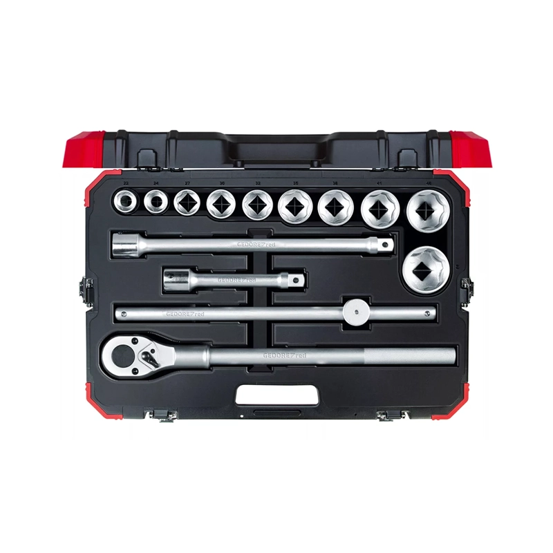 SET DADOS Y CHICHARRA 3/4' 22-50MM 14PIEZAS GEDORE - 1