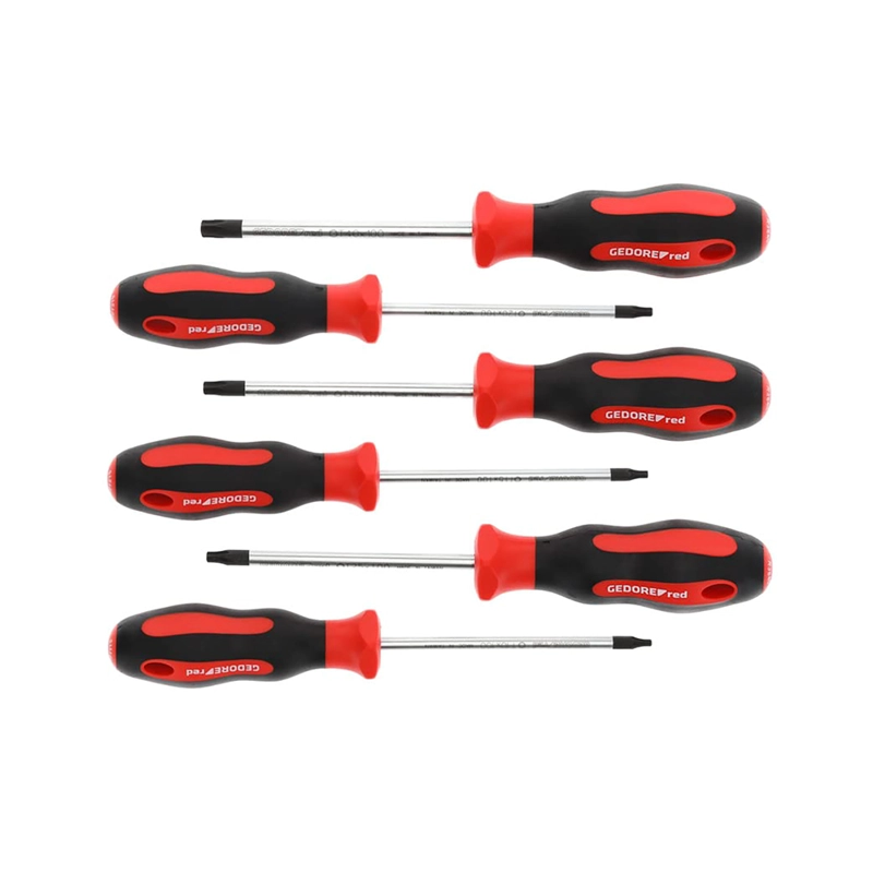 SET DESTORNILLADORES TORX 6 PZS GEDORE RED - 1