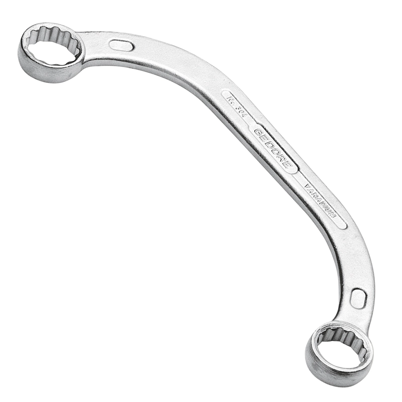 LLAVE CORONA DOBLE MEDIA LUNA 19X21MM GEDORE - 1