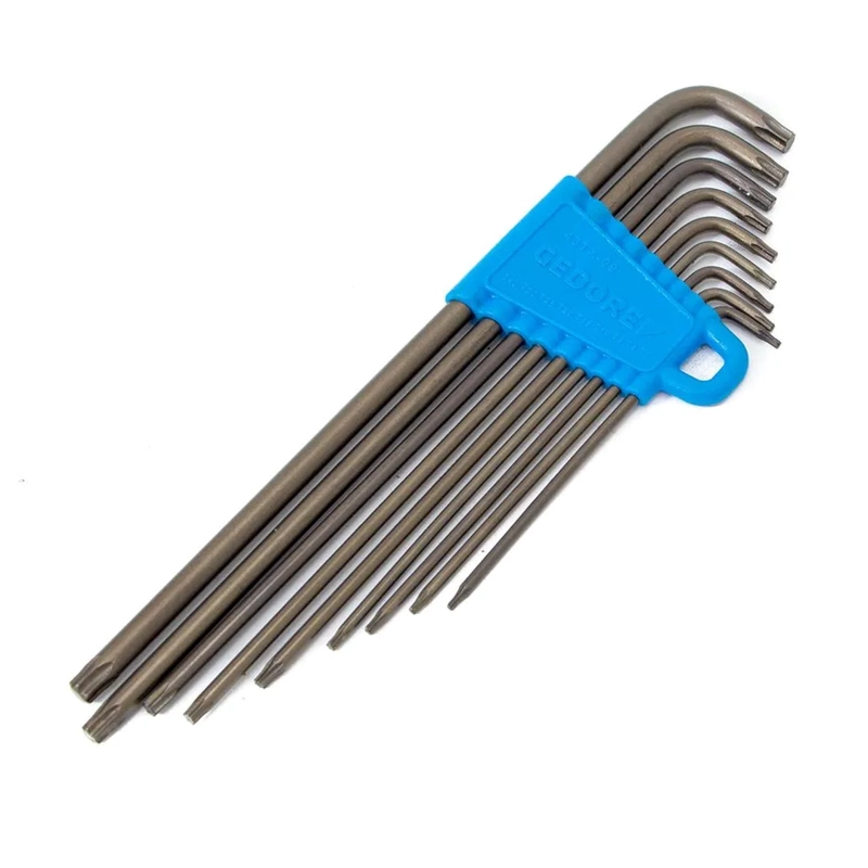 SET LLAVES TORX LARGA 43TXL-09 T7-T40 9 PIEZAS GEDORE 024621 - 1