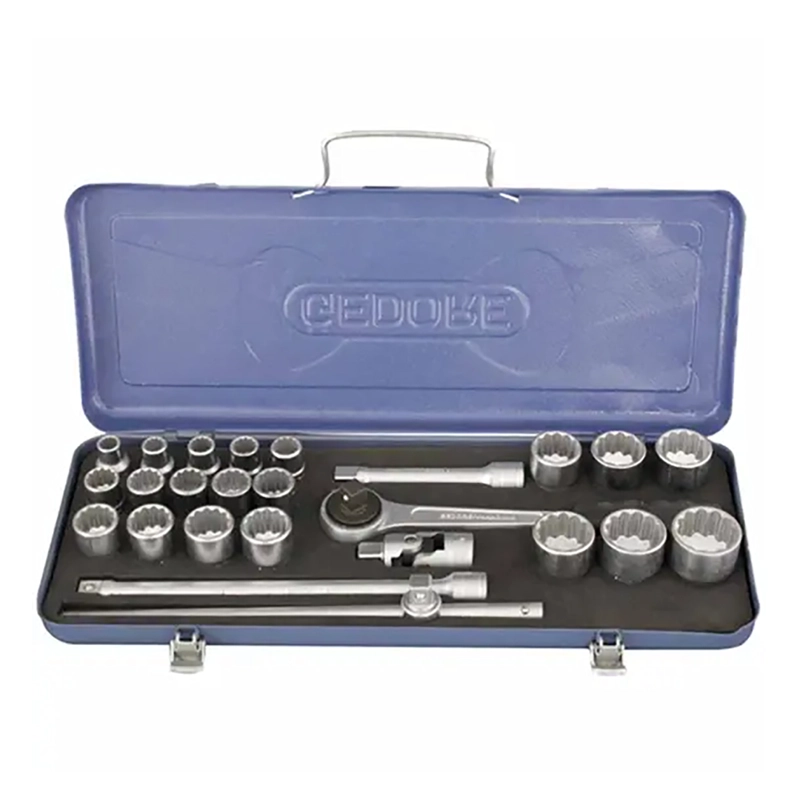 SET DADOS 1/2' POLIGONALES D19KMU 10-32MM GEDORE 015557 - 1