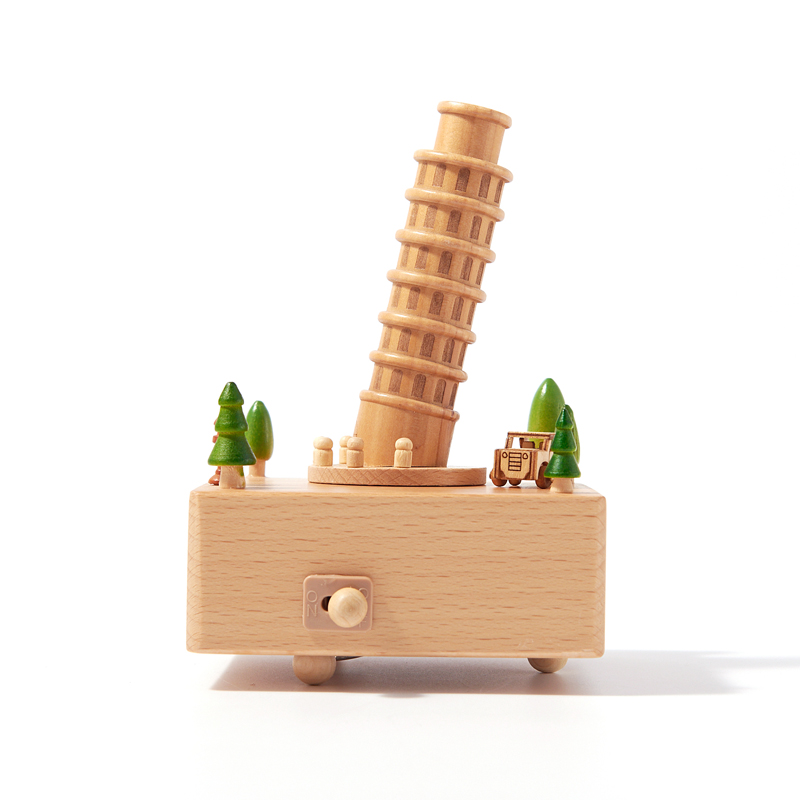 CAJA MUSICAL TORRE DE PISA HOME GARDEN CHILE - 1