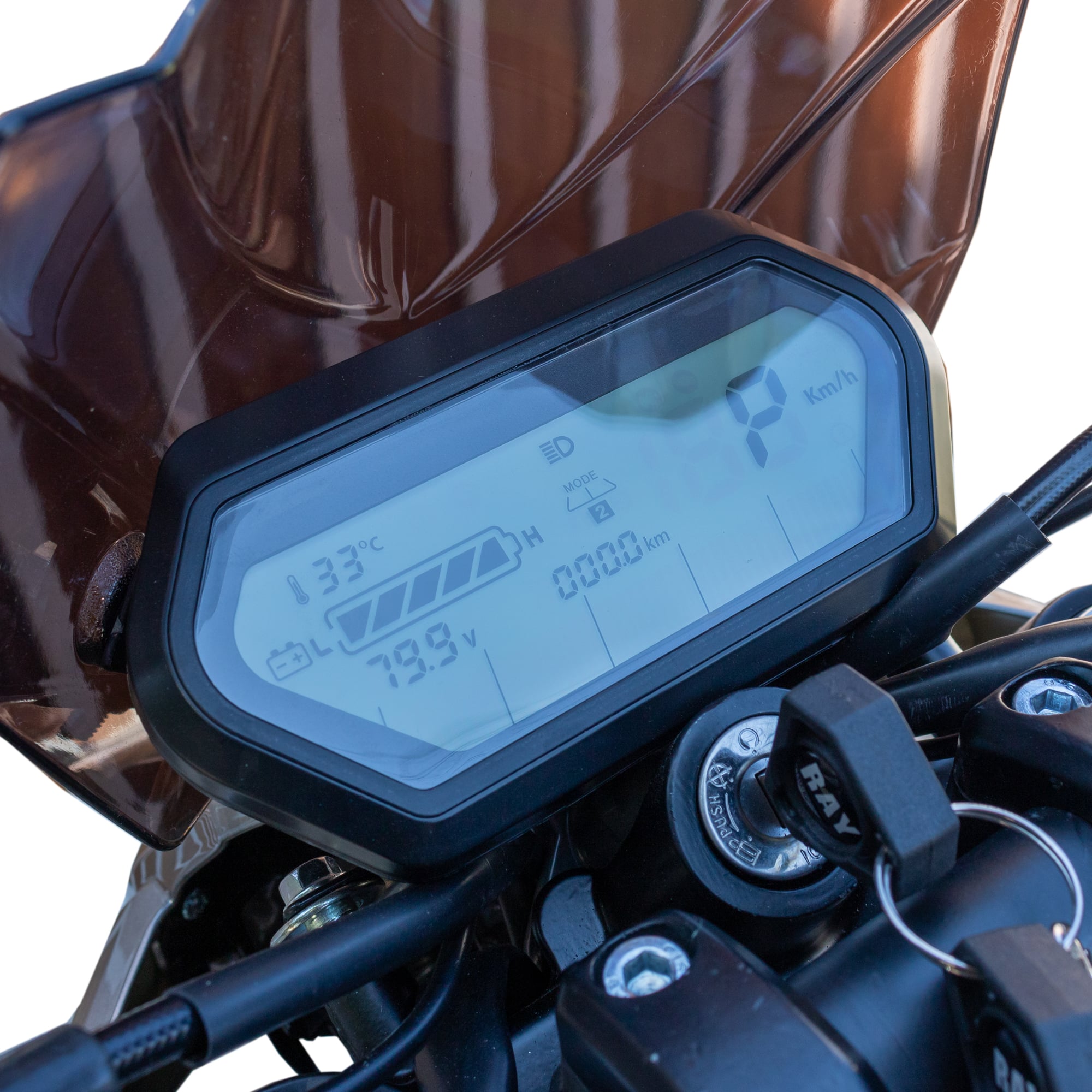 MOTOCICLETA ELECTRICA THUNDER GILROY MOTOR 3000W BATERIA LITIO 72 35AH - 4