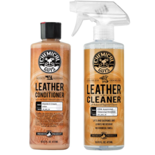 KIT CUIDADO CUERO CHEMICAL GUYS (LEATHER CLEAN + LEATHER CONDITIONER) - 1