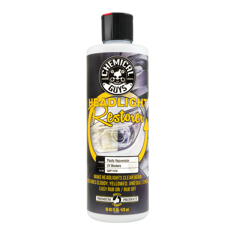 RESTAURADOR DE FOCOS CHEMICAL GUYS HEADLIGHT RESTORER - 473 ML - 1