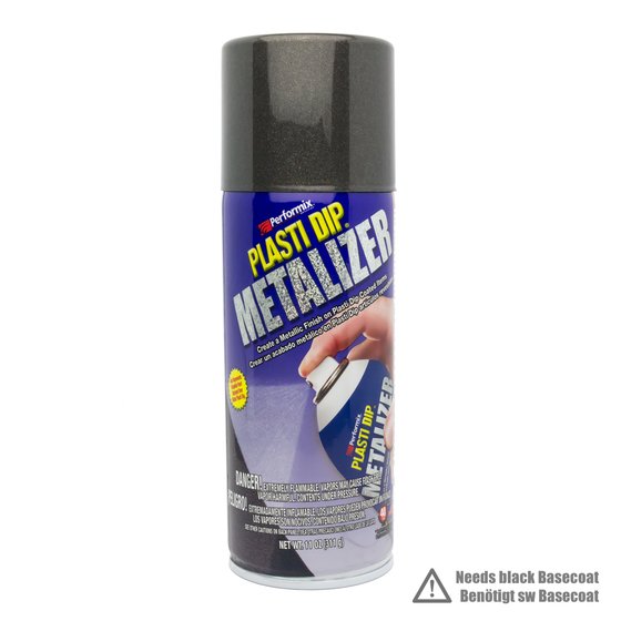 REVESTIMIENTO DE GOMA MULTIUSO EN AEROSOL PLASTI DIP GRAPHITE METALIZER- 311G - 1