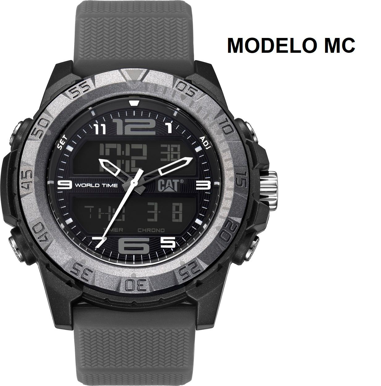 CORREA PULSERA CAT P-MC15525G HOMBRE MC GRIS ACERO - 3