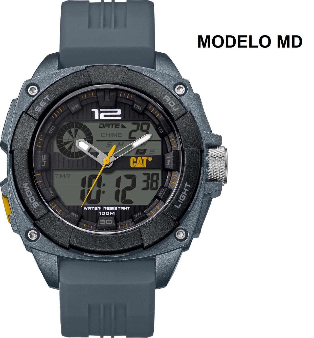 CORREA PULSERA CAT P-MD15525G HOMBRE MD GRIS ACERO - 3
