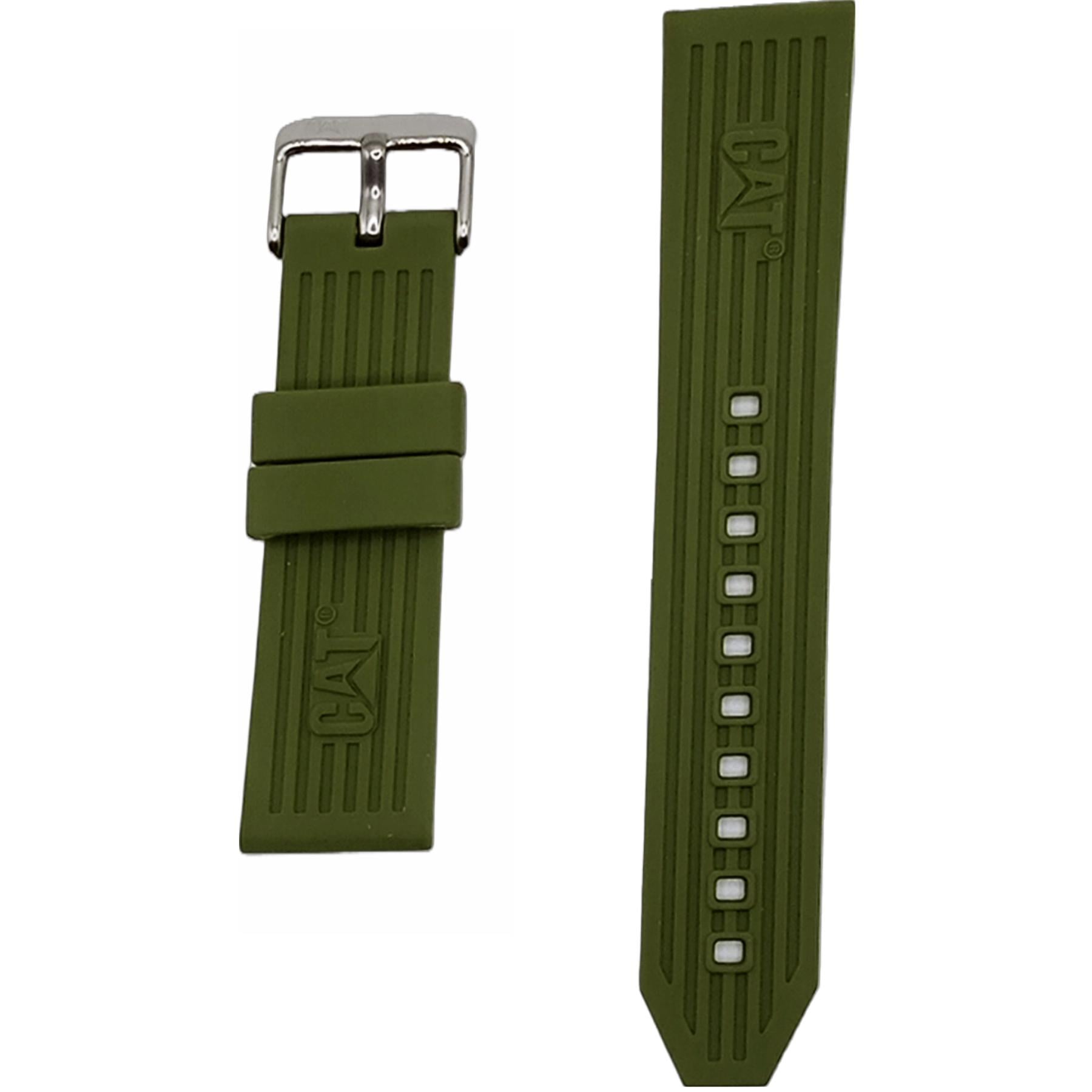CORREA PULSERA CAT P-LF11123V HOMBRE LF VERDE ACERO - 1