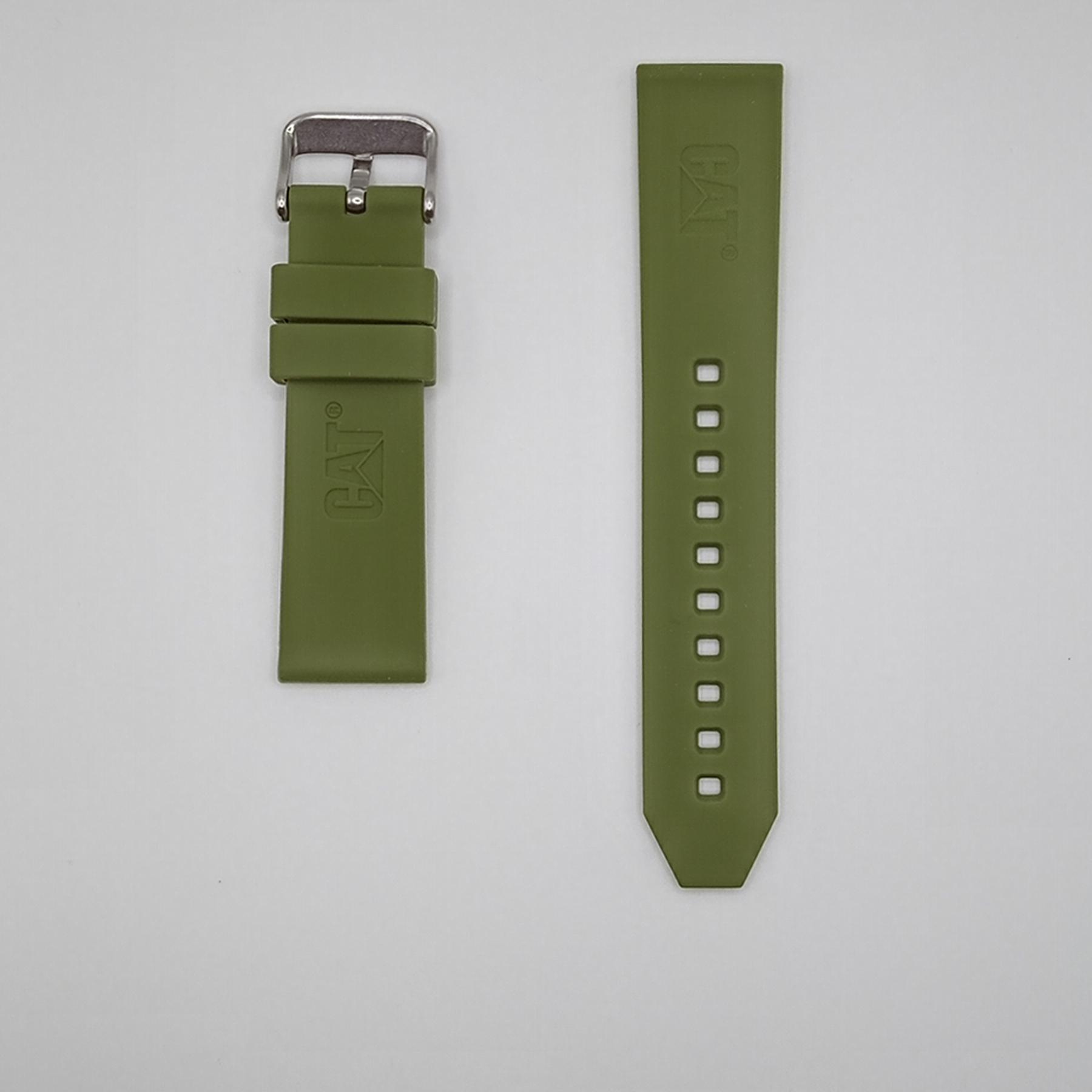 CORREA PULSERA CAT P-LF11123V HOMBRE LF VERDE ACERO - 2
