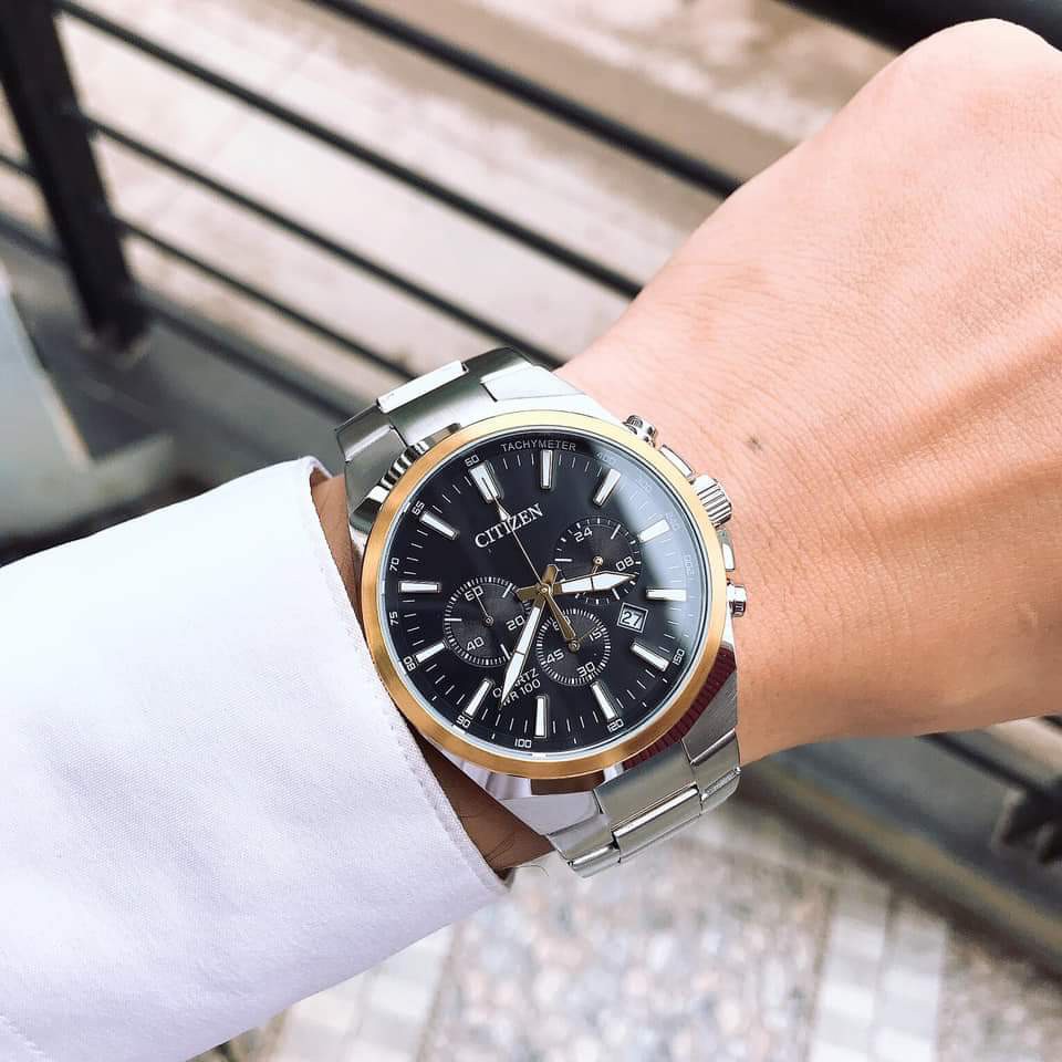 RELOJ CITIZEN HOMBRE CUARZO AN8174-58E CHRONO QUARTZ - 4