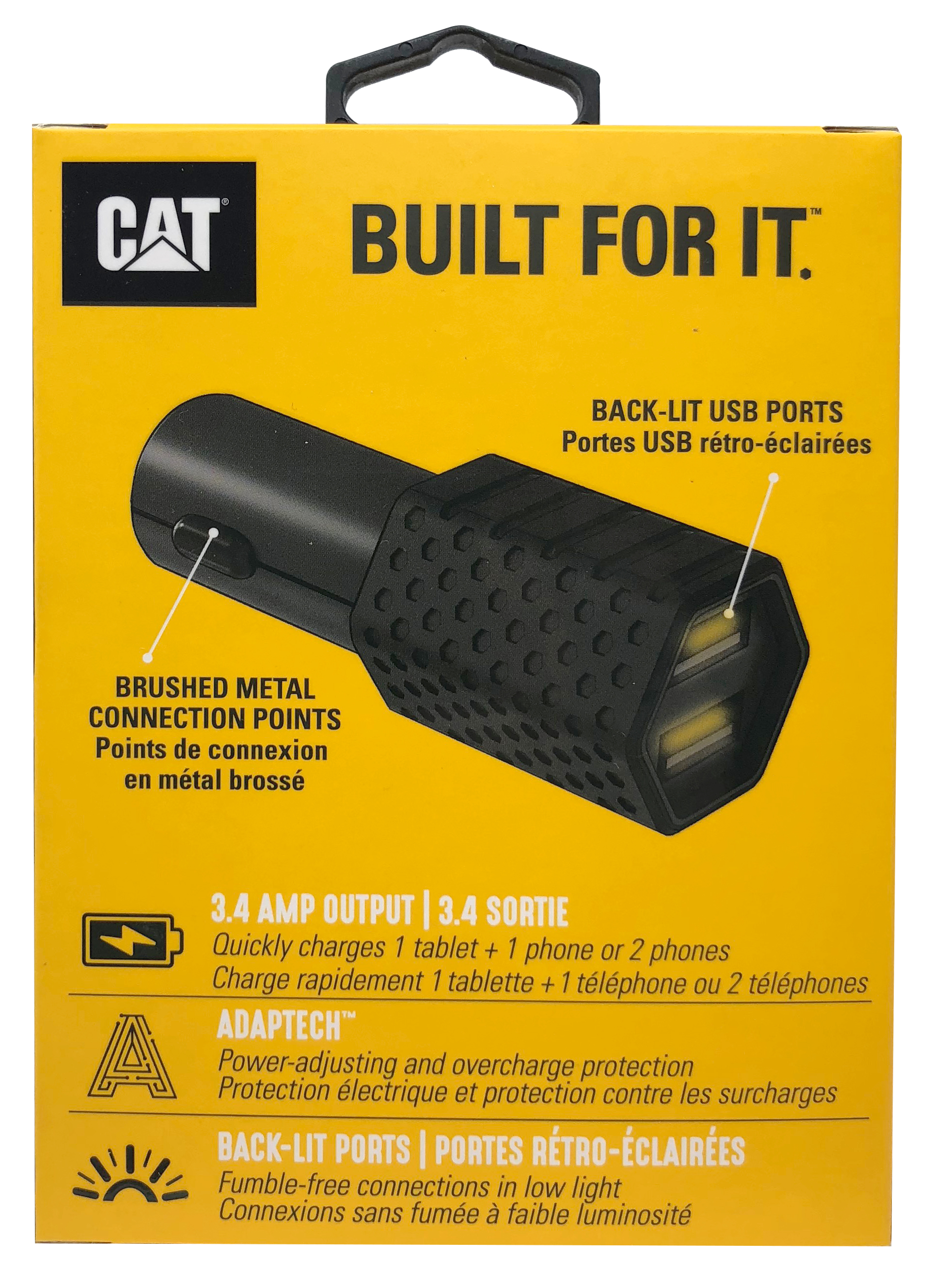 CARGADOR CAT PARA AUTOS DOBLE USB - 5