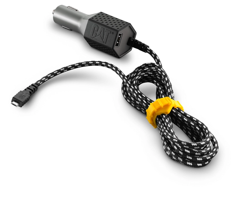 CARGADOR CAT PARA AUTOS MICRO USB SIMPLE - 4