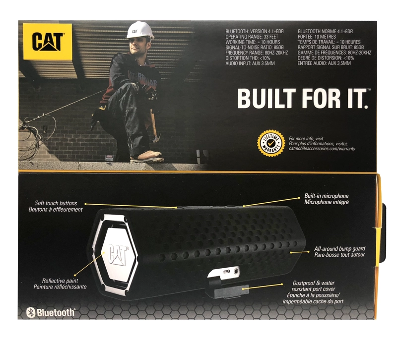 PARLANTE CAT BLUETOOTH 18 WATTS - 8