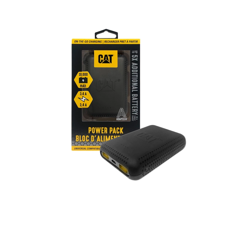 BATERIA EXTERNA CAT DE 10,000 MAH CON DOBLE USB DE 3,4 AMPERIOS - 6