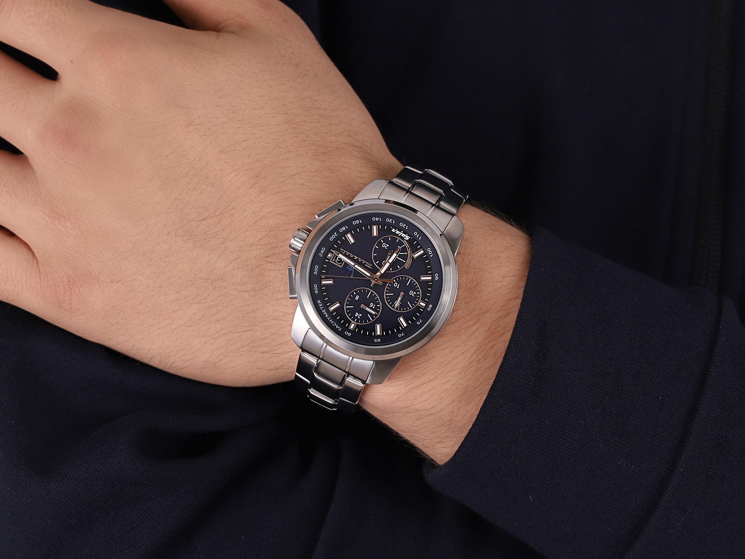 RELOJ MASERATI HOMBRE CUARZO R8873645004 SUCCESSO SOLAR - 7