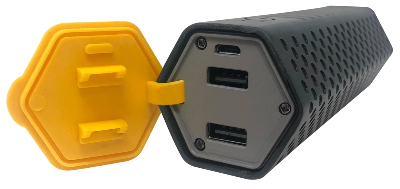 BATERIA EXTERNA CAT DE 6,000 MAH CON DOBLE USB DE 3,4 AMPERIOS - 6
