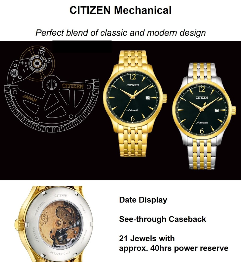 RELOJ CITIZEN HOMBRE AUTOMATICO NJ0112-80E MECHANICAL - 5