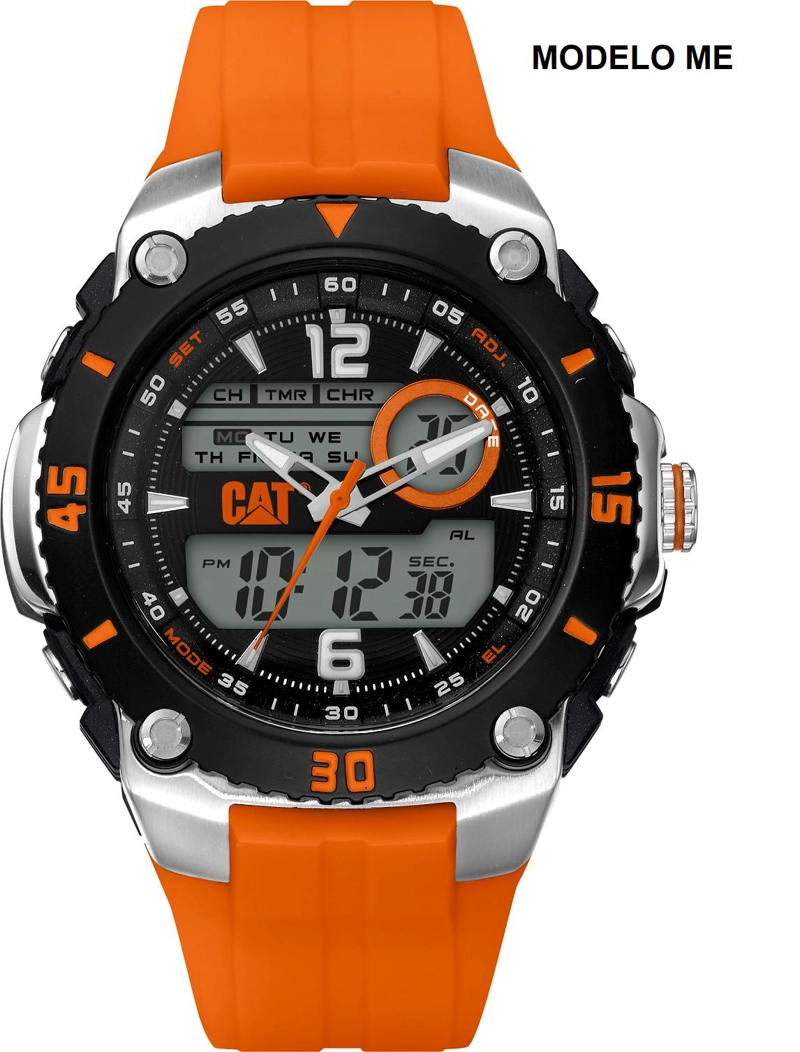 CORREA PULSERA CAT HOMBRE ME-29 NARANJA - 3