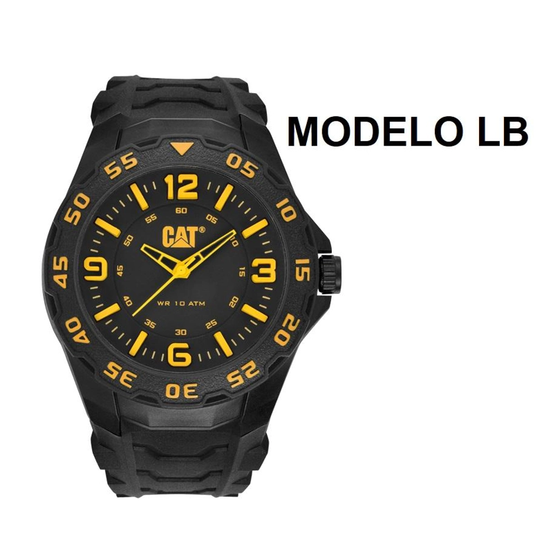CORREA PULSERA CAT HOMBRE LB-21 NEGRO - 3