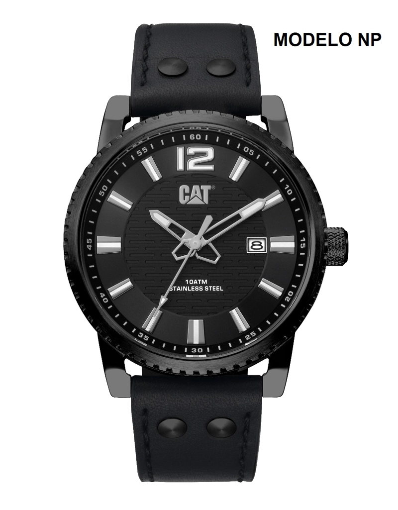 CORREA PULSERA CAT HOMBRE NP-34 NEGRO - 3