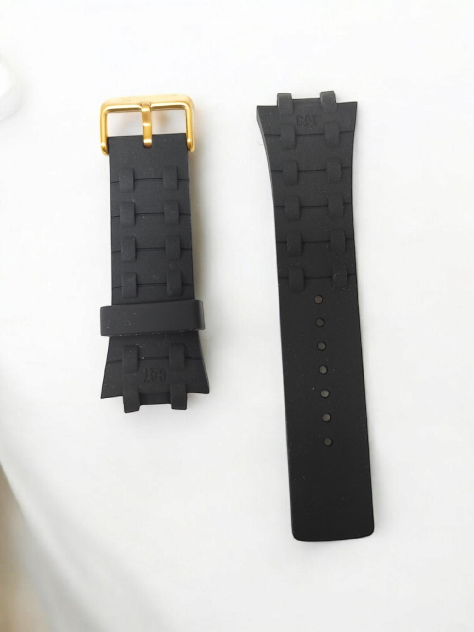CORREA PULSERA CAT HOMBRE A1-21 NEGRO - 1