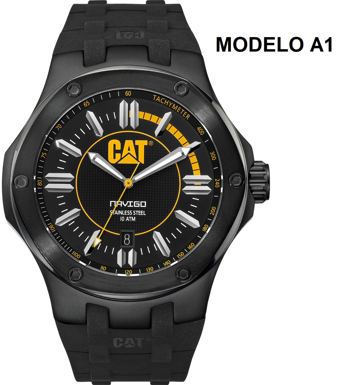 CORREA PULSERA CAT HOMBRE A1-21 NEGRO - 3