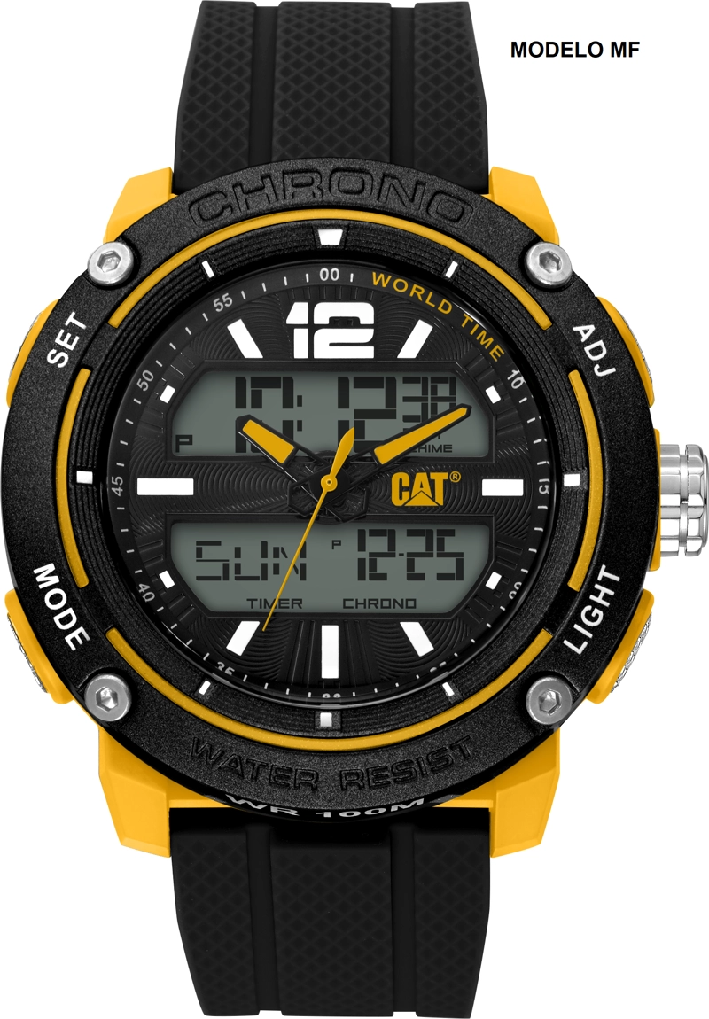 CORREA PULSERA CAT HOMBRE MF-21 NEGRO - 3