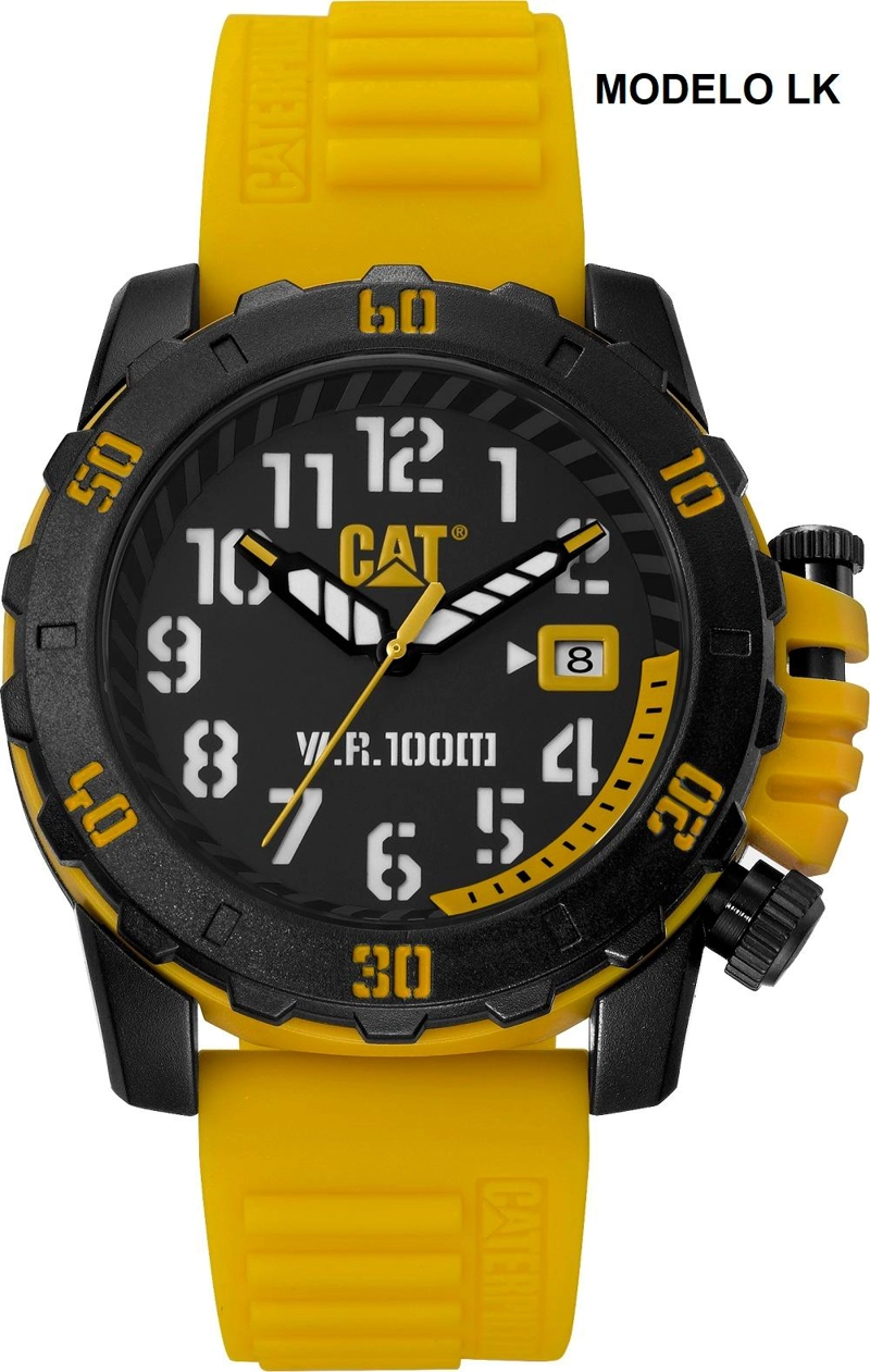 CORREA PULSERA CAT HOMBRE LK-27 AMARILLO - 3