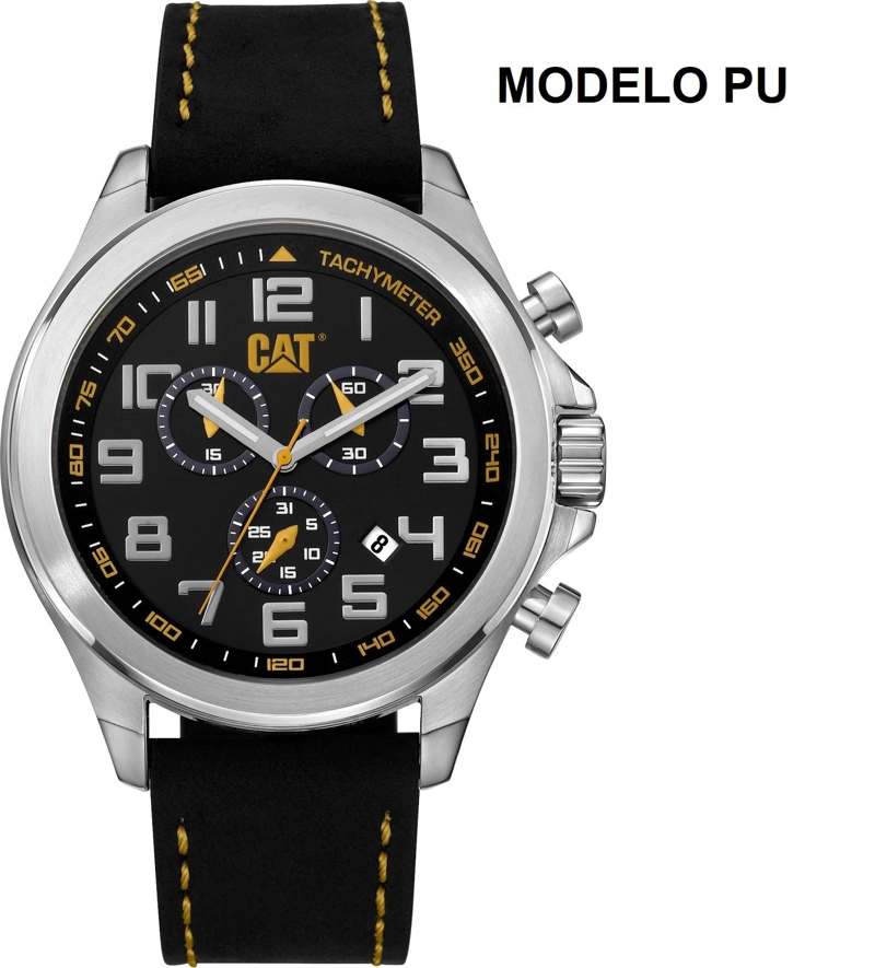 CORREA PULSERA CAT HOMBRE PU-34 NEGRO - 3