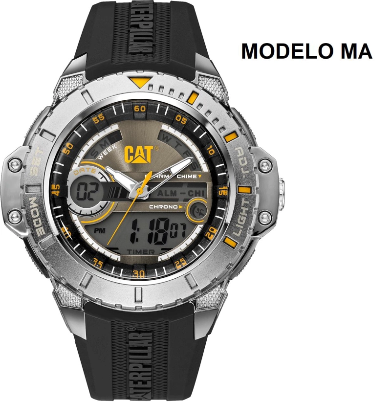 CORREA PULSERA CAT HOMBRE MA-21 NEGRO - 3