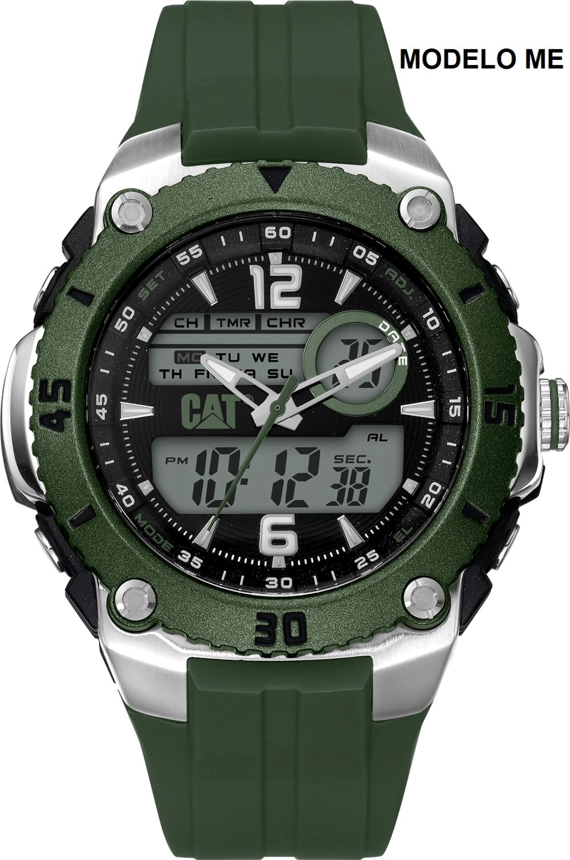 CORREA PULSERA CAT HOMBRE ME-23 VERDE - 3