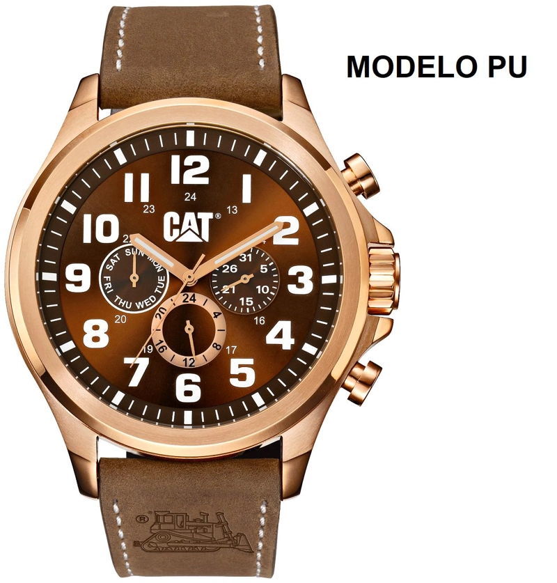 CORREA PULSERA CAT HOMBRE PU-35 MARRON - 3