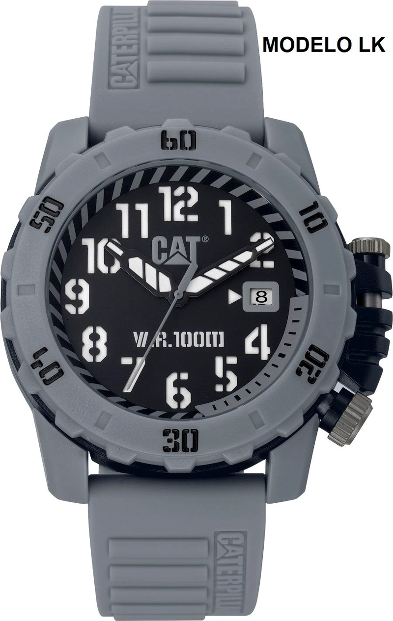 CORREA PULSERA CAT HOMBRE LK-25 GRIS - 3