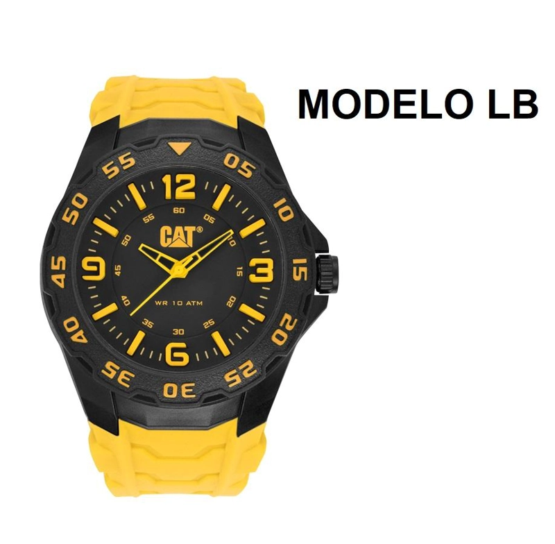 CORREA PULSERA CAT HOMBRE LB-27 AMARILLO - 3