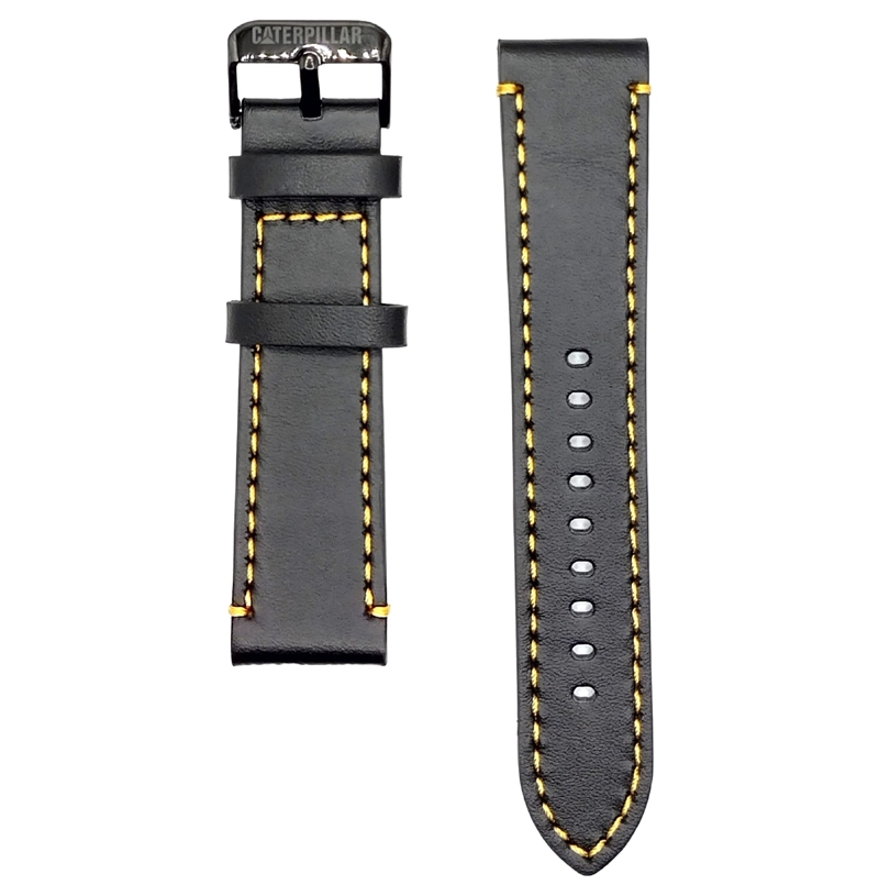 CORREA PULSERA CAT HOMBRE AJ-34 NEGRO - 1